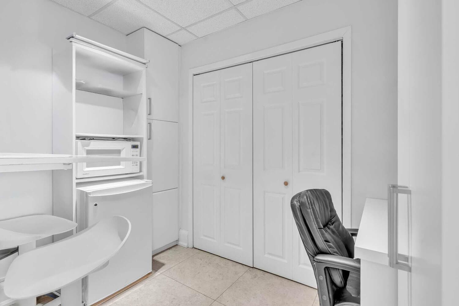 Back office storage area